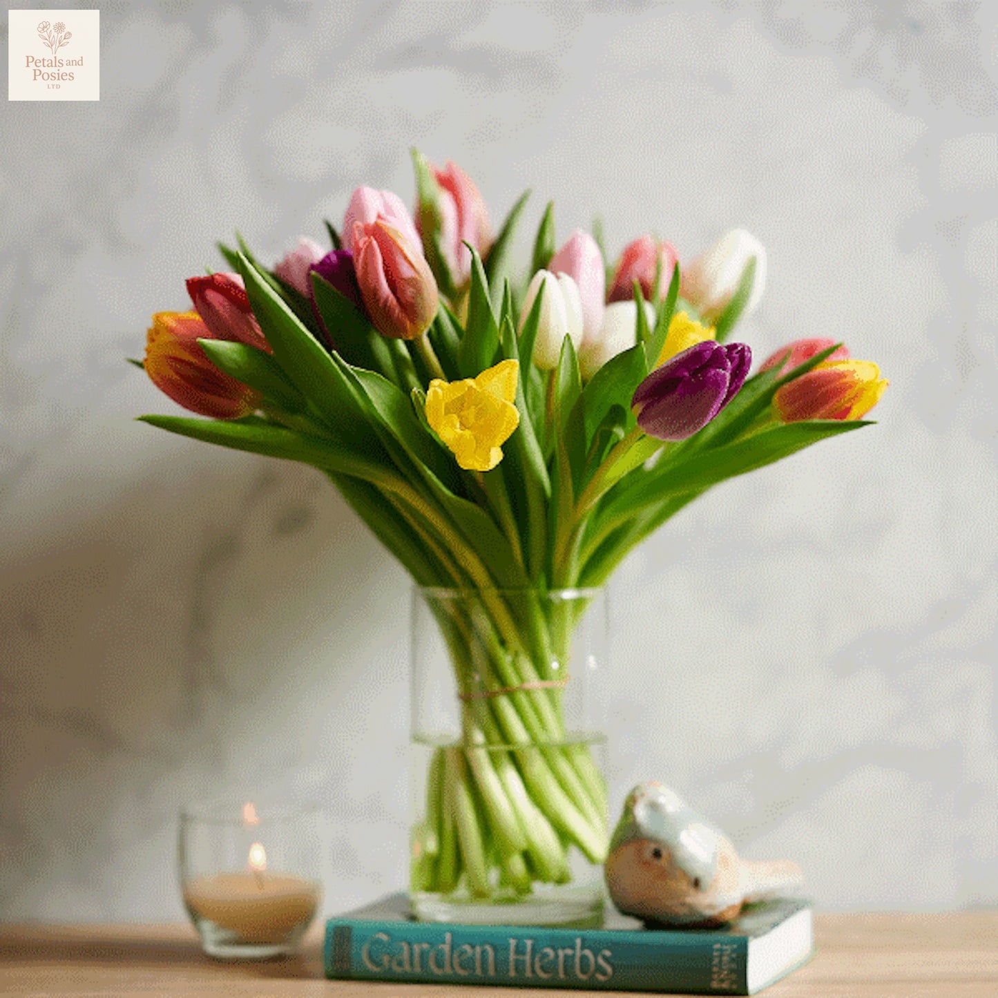 Colorful Tulips.
