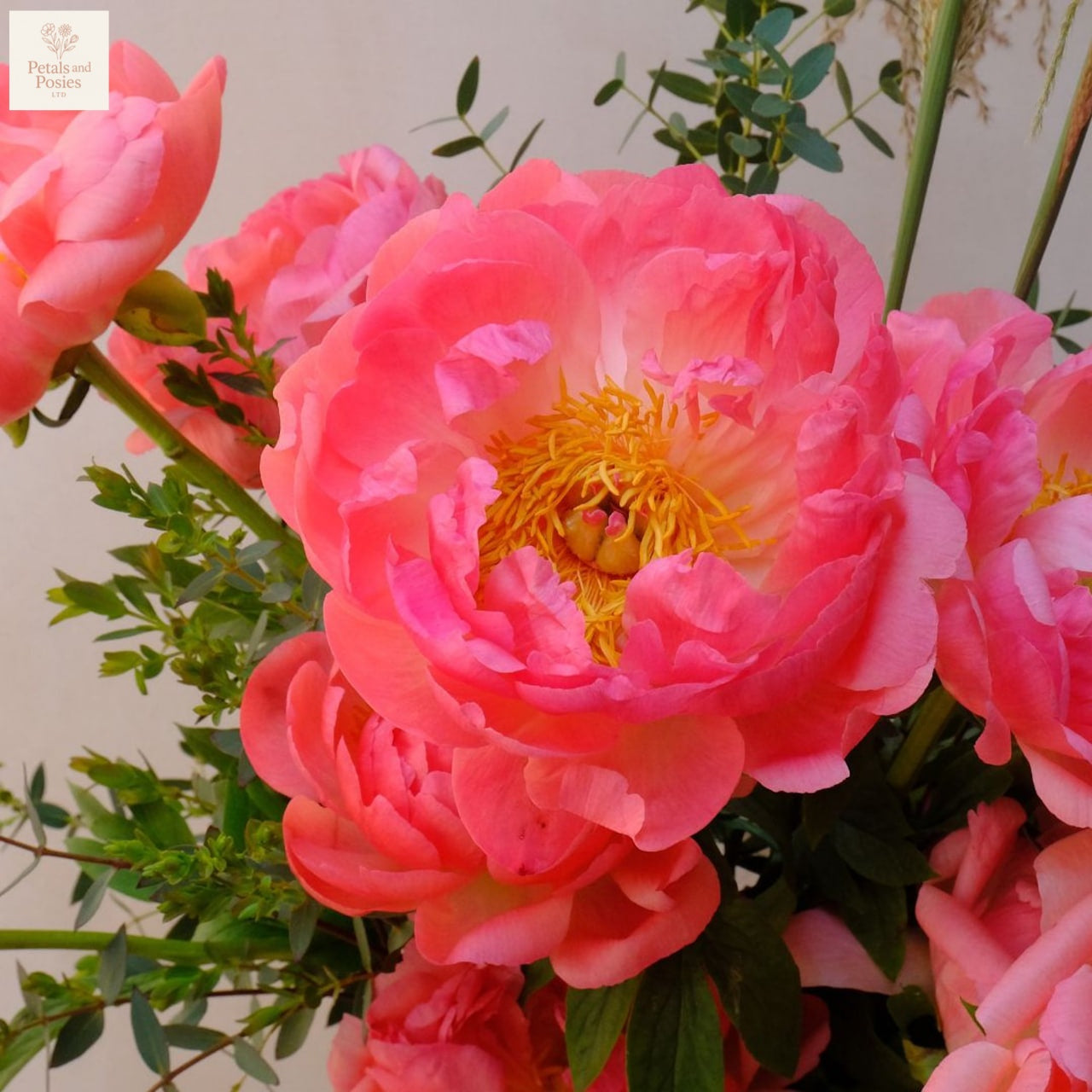 Pink Peonies Bouquet