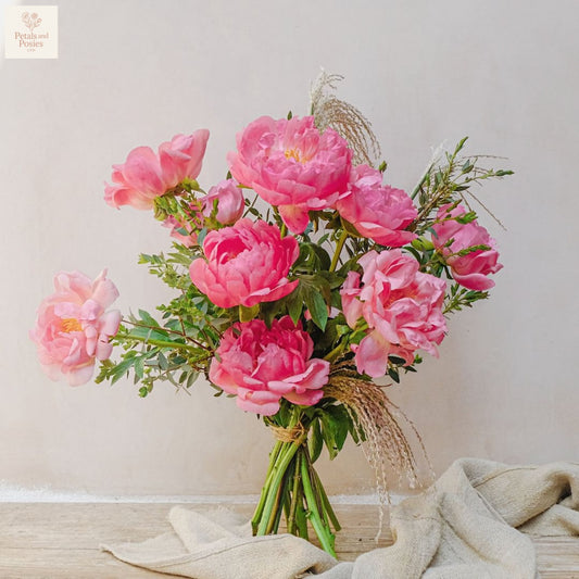 Pink Peonies Bouquet